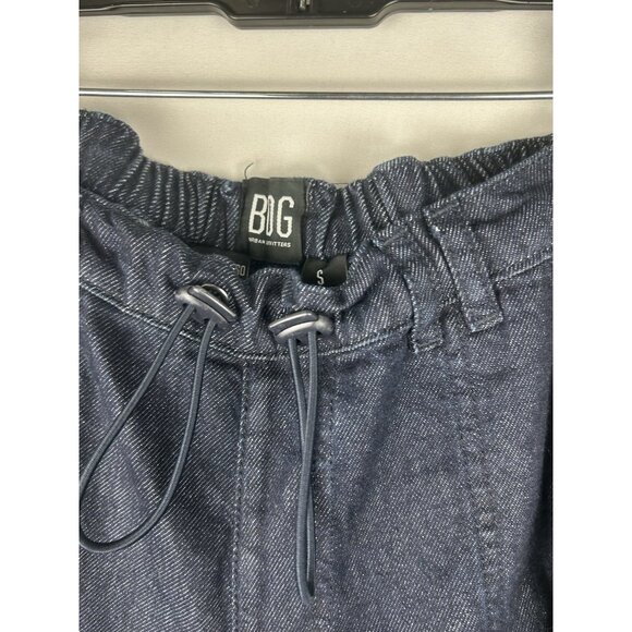 BDG  Urban Outfitters Strappy Cargo Relaxed Baggy Tech Jeans Low Rise Small - Picture 14 of 16